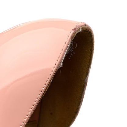 Christian Louboutin Patent Iriza 100 Pumps 38.5 Eglantine 9 of 10