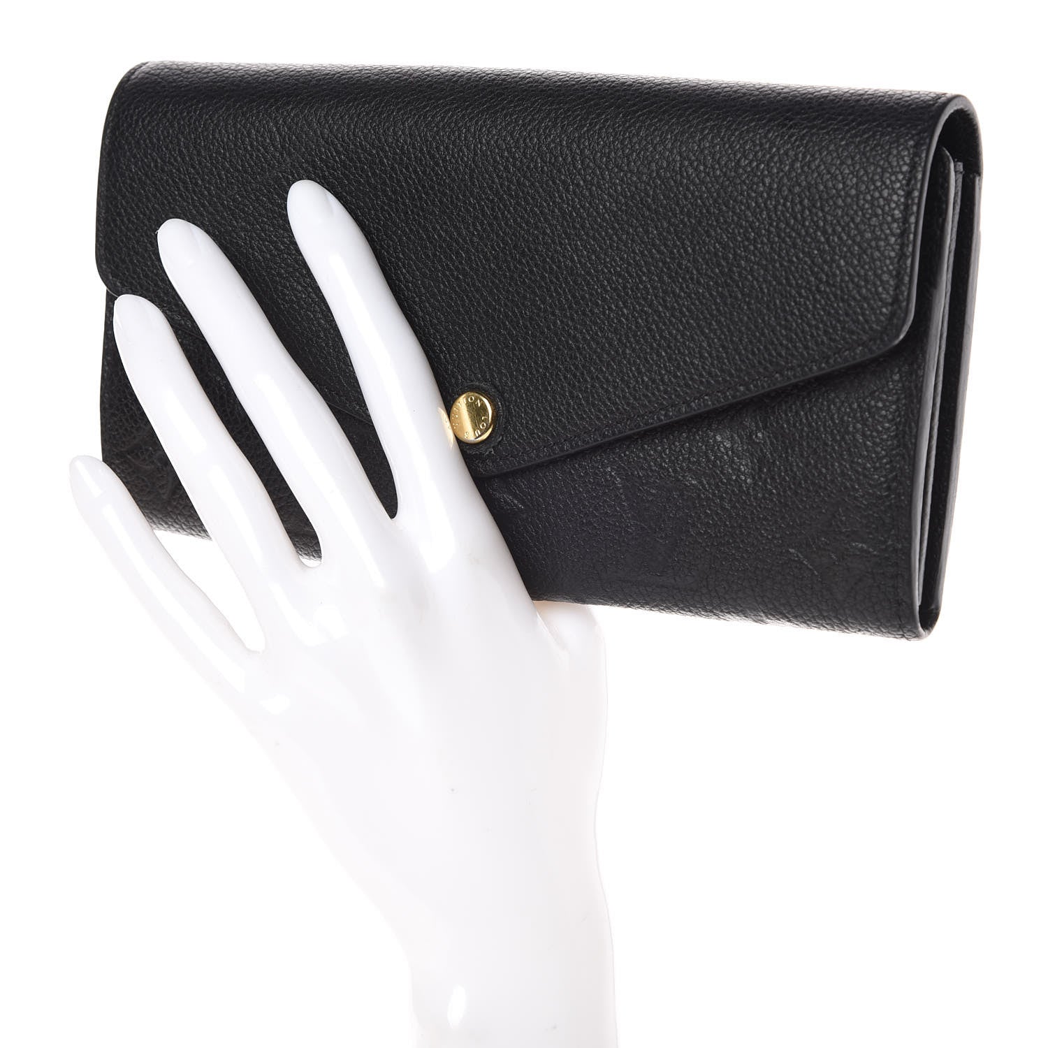 Louis Vuitton Empreinte Sarah Wallet NM Black 2 of 7