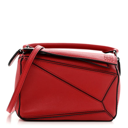 Loewe Calfskin Mini Puzzle Bag Pomodoro 1 of 13