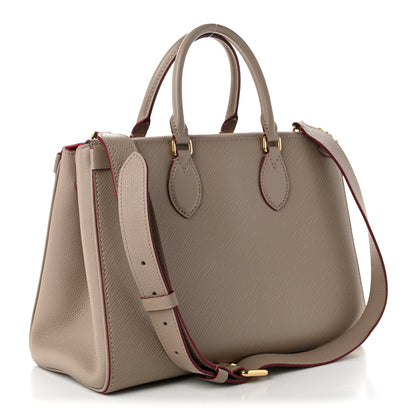 Louis Vuitton Epi Grenelle Tote MM Galet Grenat 3 of 9