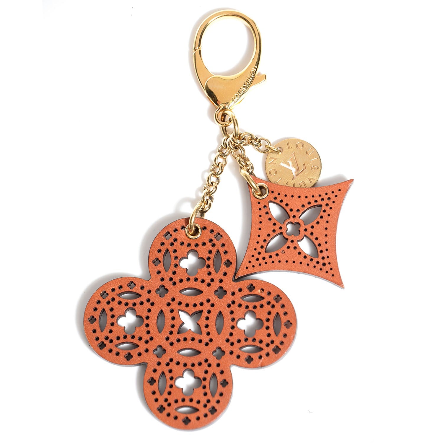Louis Vuitton Perforated Arabesque Bag Charm 1 of 3
