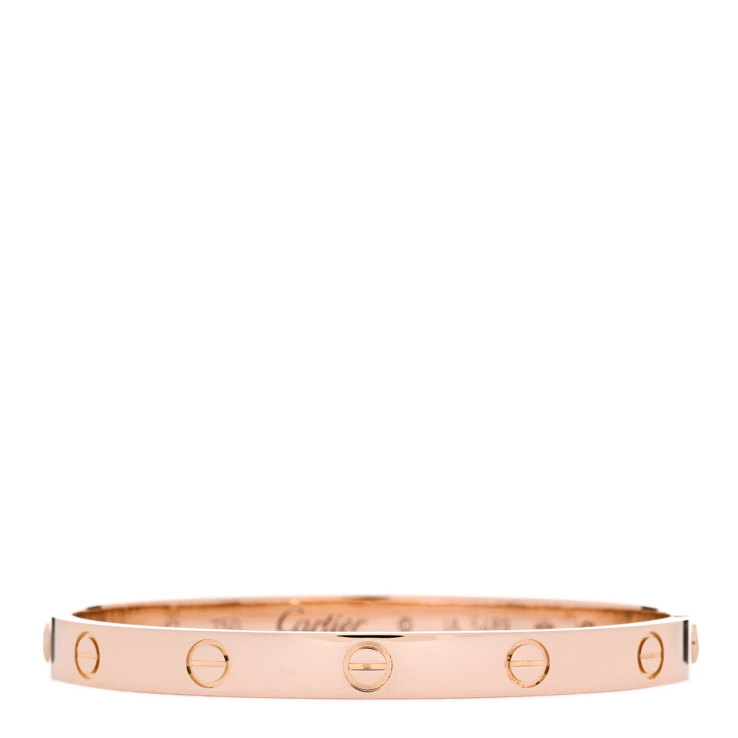 Cartier 18K Pink Gold LOVE Bracelet 17 1 of 4