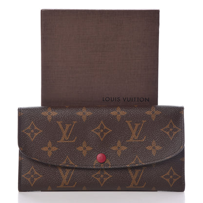 Louis Vuitton Monogram Emilie Wallet Fuchsia 9 of 9