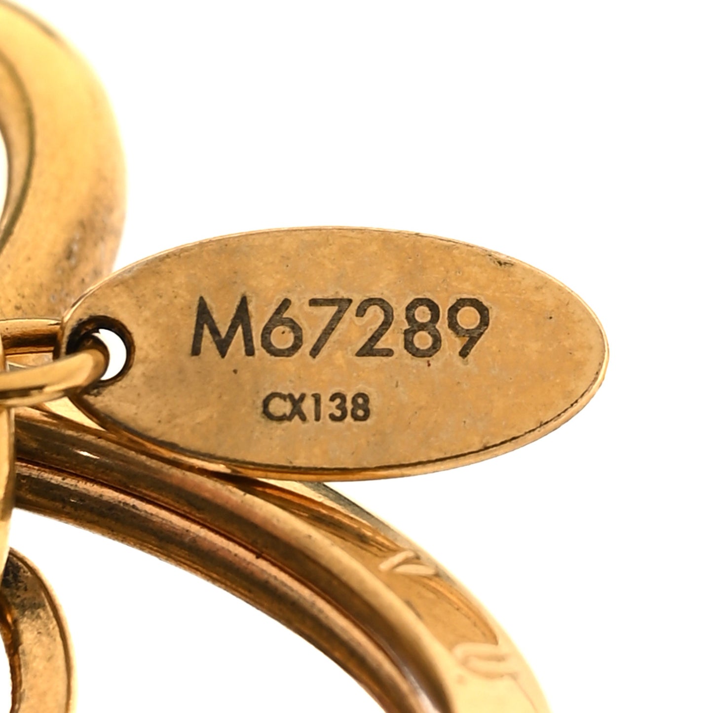 Monogram Flowering Bag Charm Key Ring