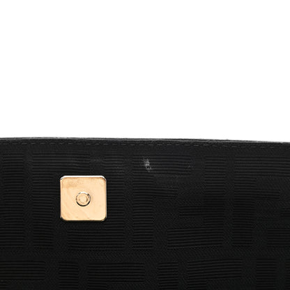 Fendi Zucchino Small Chef Shoulder Bag Black 11 of 12