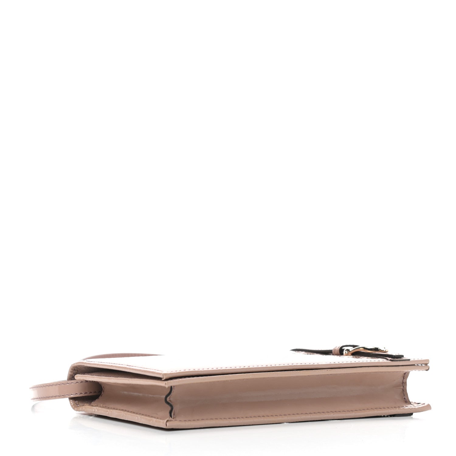 Gucci Patent Microguccissima Mini Nice Wallet Nude 4 of 9