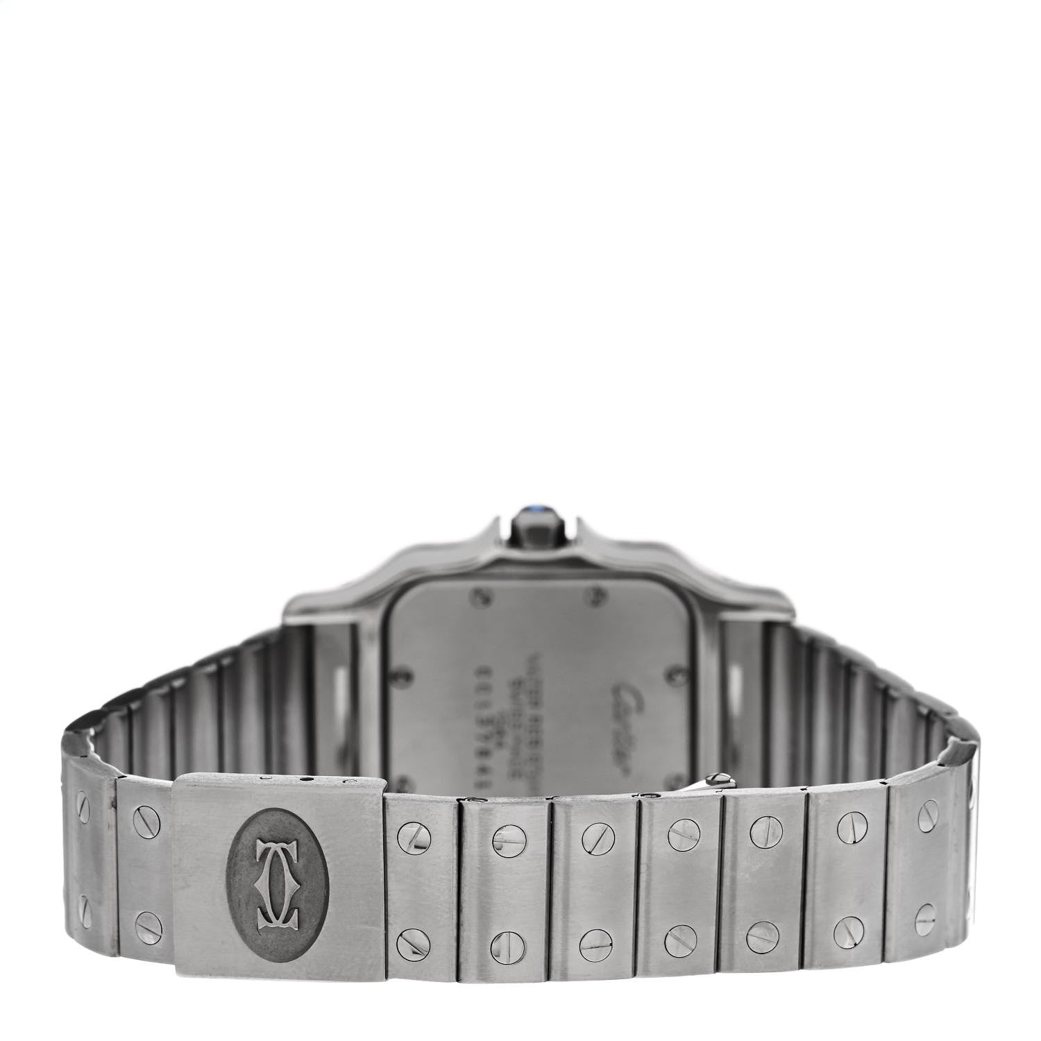 Cartier Stainless Steel 29mm Santos De Cartier Galbee Quartz Watch 3 of 5