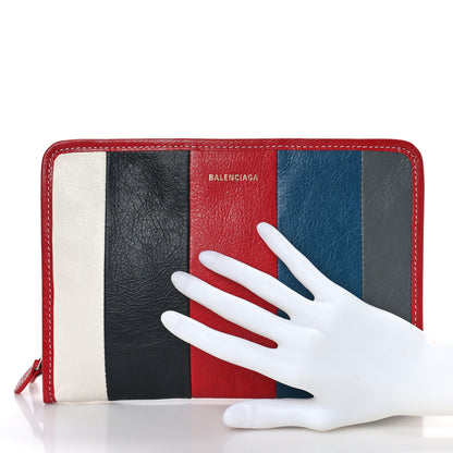 Balenciaga Agneau Arena Multicolore Mini Bazar Pouch Grey White Black Red Blue 2 of 9
