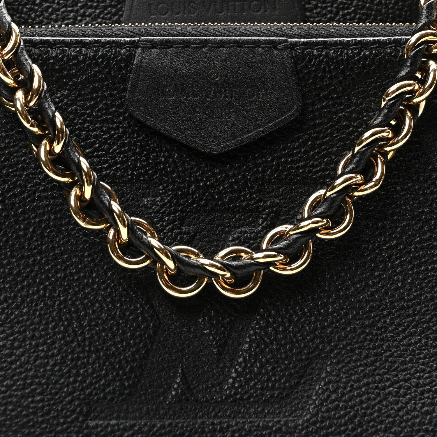 Louis Vuitton Empreinte Monogram Giant Multi Pochette Accessories Black 8 of 10