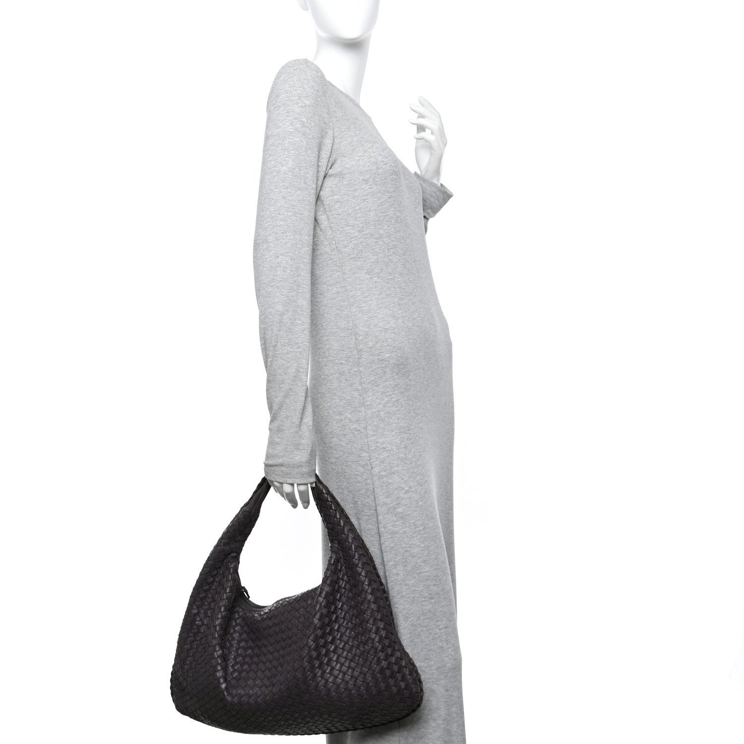 Bottega Veneta Nappa Intrecciato Large Veneta Hobo Ebano 2 of 10