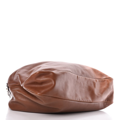 Gucci Calfskin Large Horsebit Chain Hobo Brown 4 of 10
