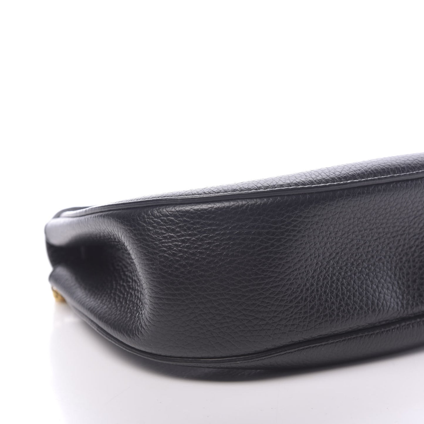 Grained Lambskin Drew Crossbody Black