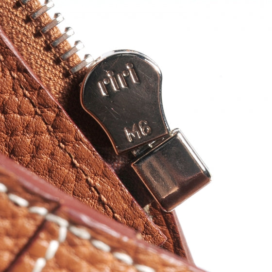 Hermes Taurillon Clemence Sac Goodnews PM Gold 9 of 13