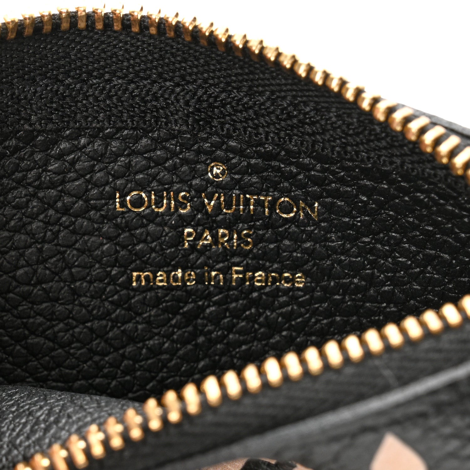 Louis Vuitton Empreinte Monogram Giant Key Pouch Black Beige 6 of 6