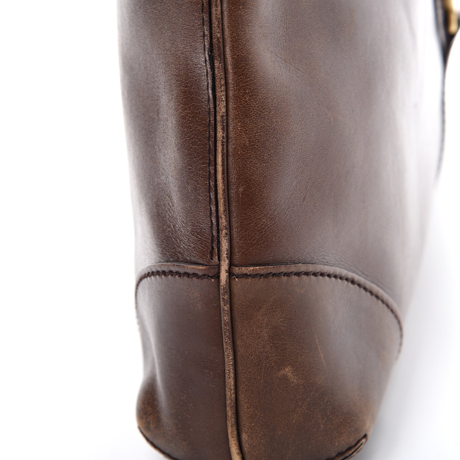 Gucci Calfskin GG Reins Hobo Brown 13 of 22