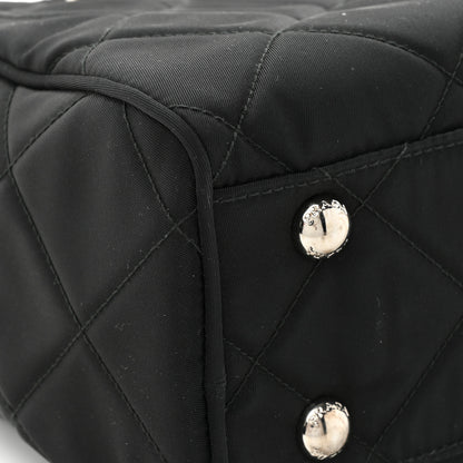 Prada Nylon Tessuto Impuntu Quilted Shoulder Bag Black 11 of 12