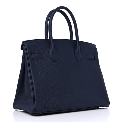 Hermes Togo Birkin 30 Bleu Nuit 2 of 9