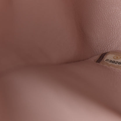 Chanel Calfskin Chevron Quilted Jumbo Double Flap Light Pink 6 of 10
