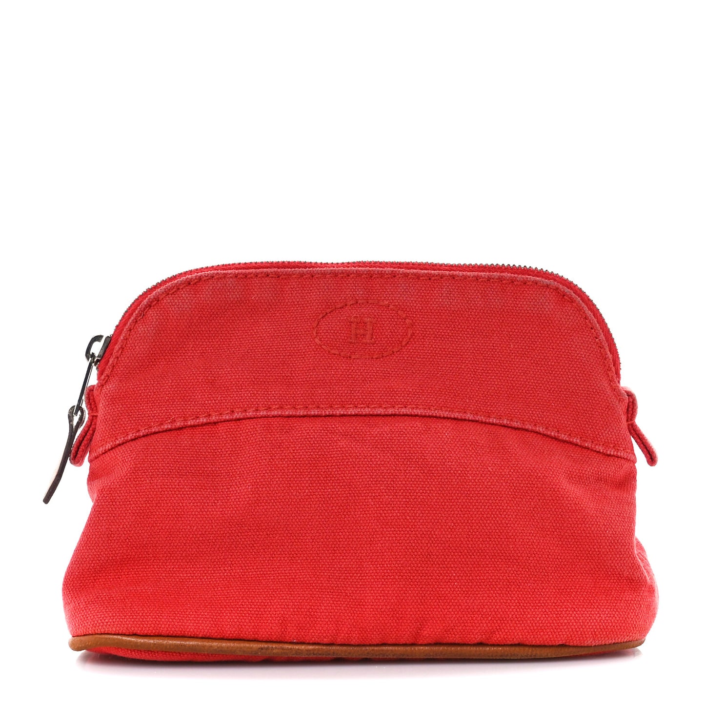 Cotton Bolide Travel Cosmetic Pouch Rouge