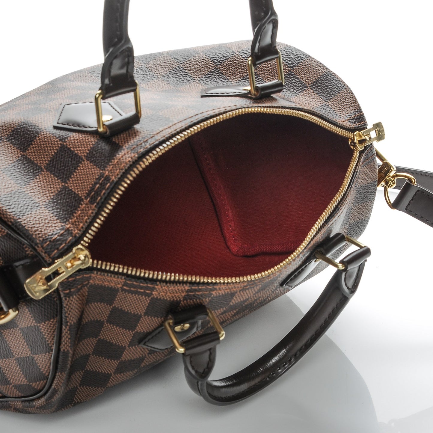 Damier Ebene Speedy Bandouliere 25