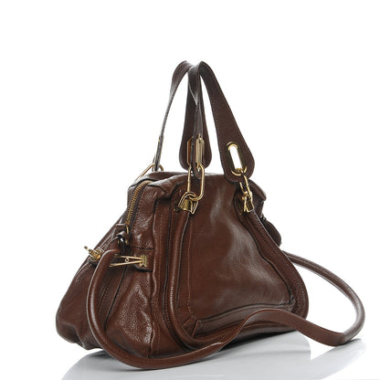 Chloe Calfskin Medium Paraty Chocolate 3 of 10