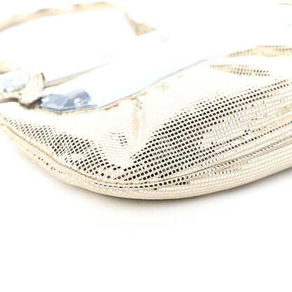 Fendi Laminated Calfskin To You Convertible Pochette Silver 14 of 15