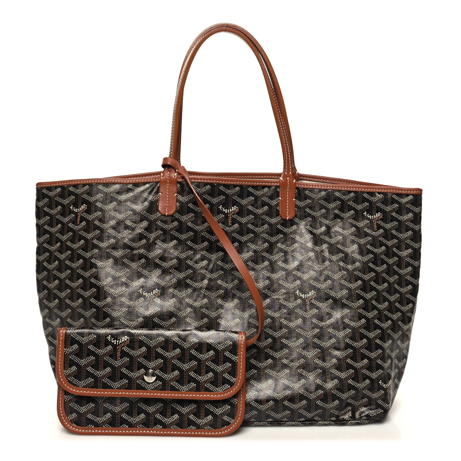 Goyard Goyardine Saint Louis PM Black Gold 2 of 11