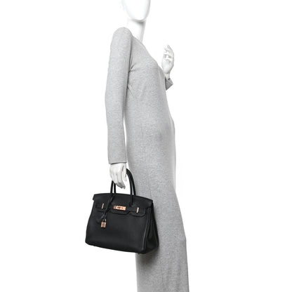 Hermes Togo Birkin 30 Black 2 of 11