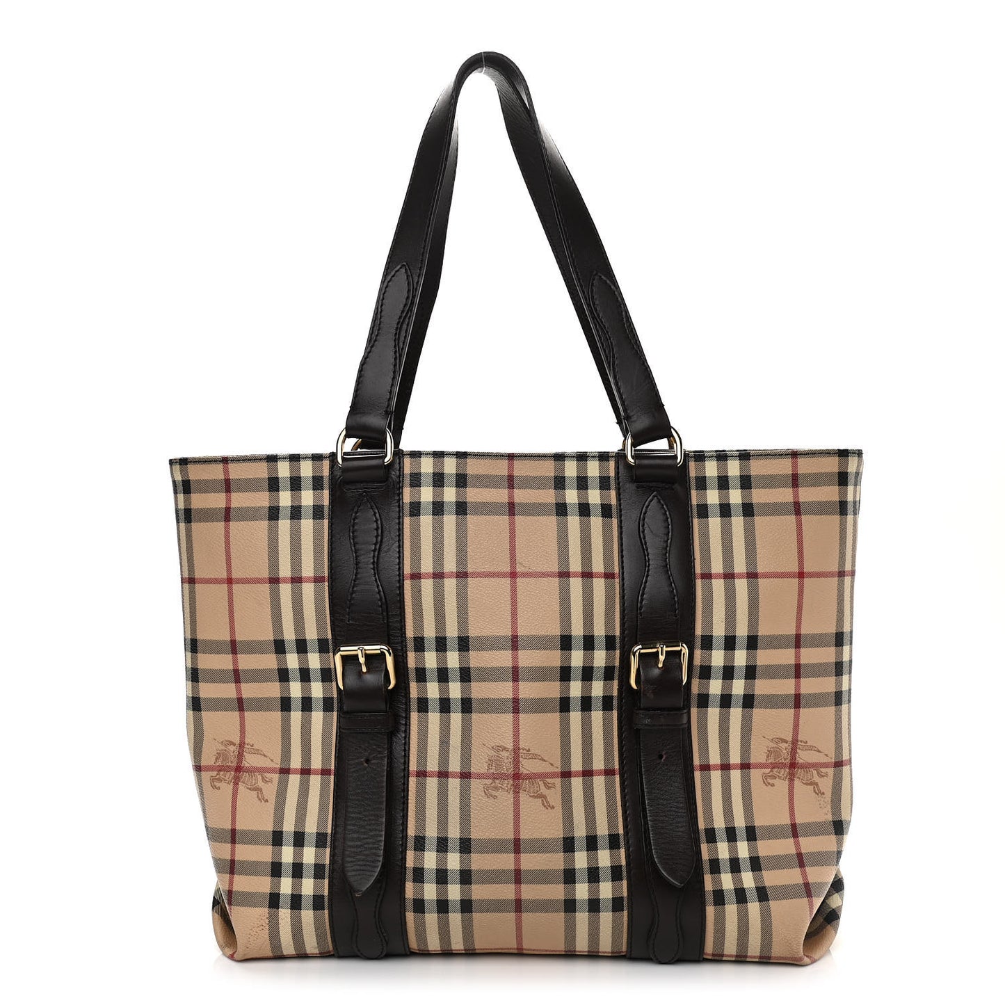 Haymarket Check Tote Chocolate