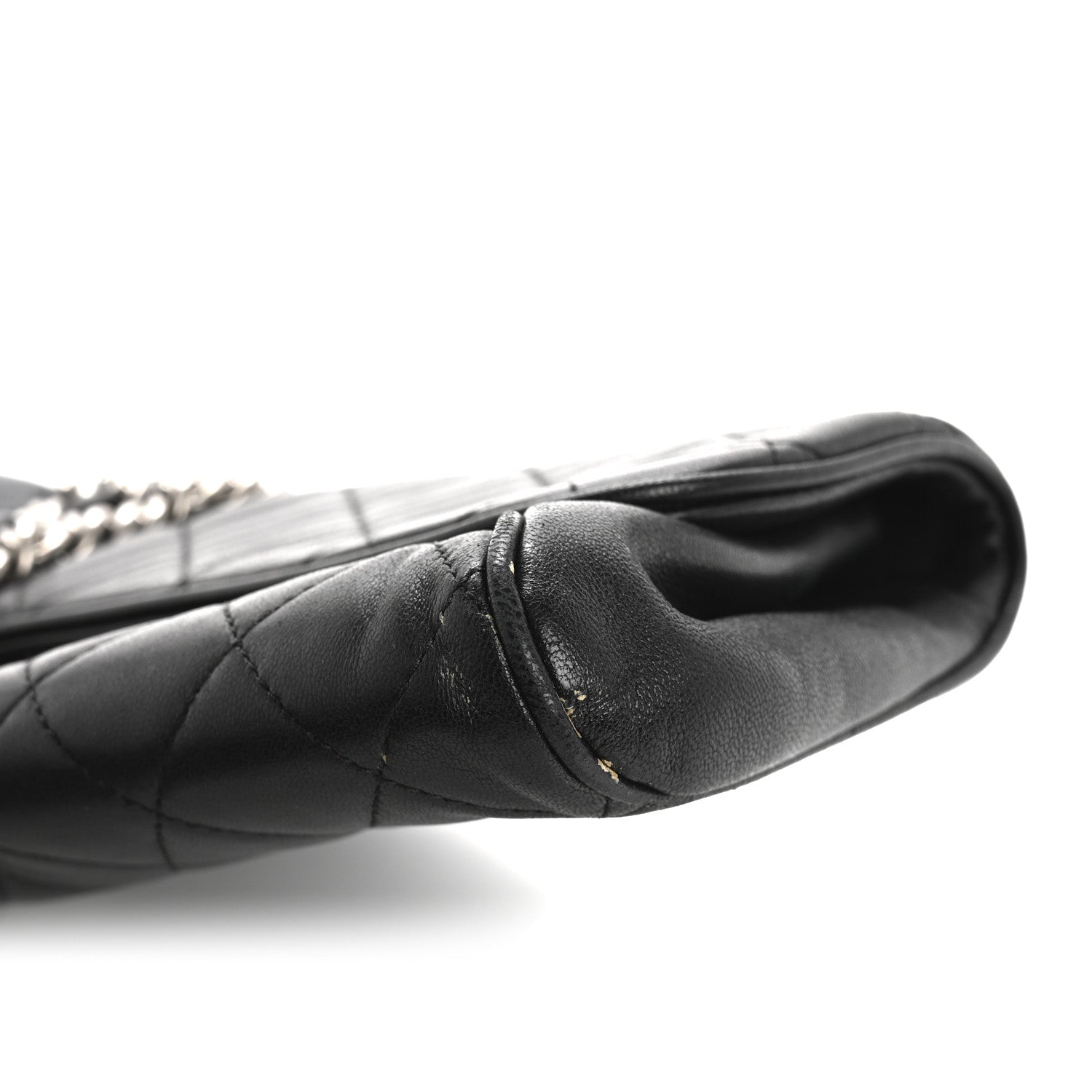 Chanel Lambskin Quilted Evening Clutch Black 11 of 13