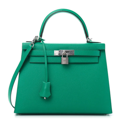 Hermes Epsom Kelly Sellier 28 Vert Jade 1 of 13