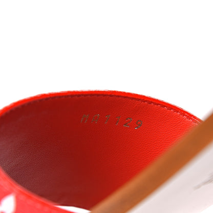 Louis Vuitton Monogram Escale Lock It Flat Mule 38 Rouge 7 of 9