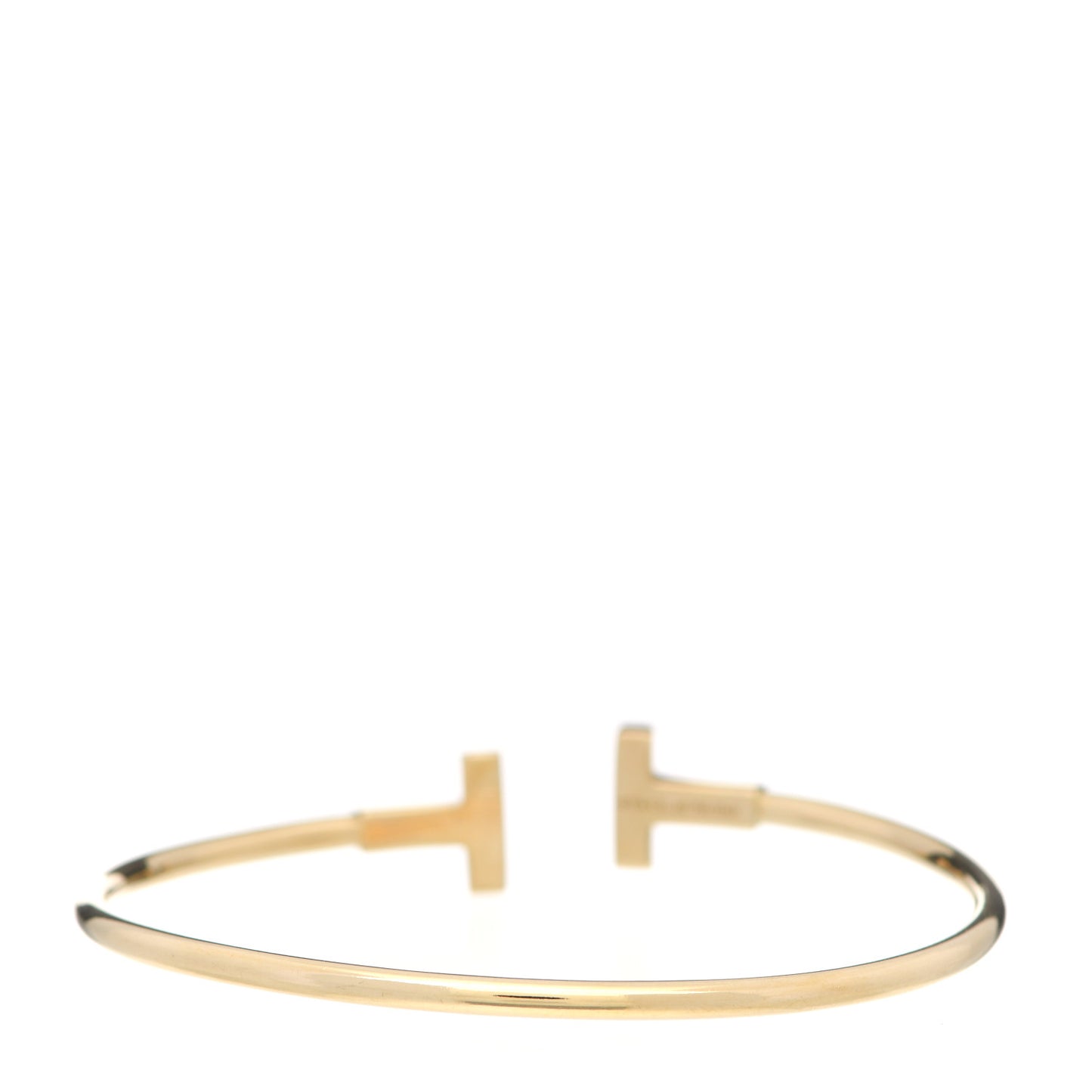 18K Yellow Gold T Wire Bracelet