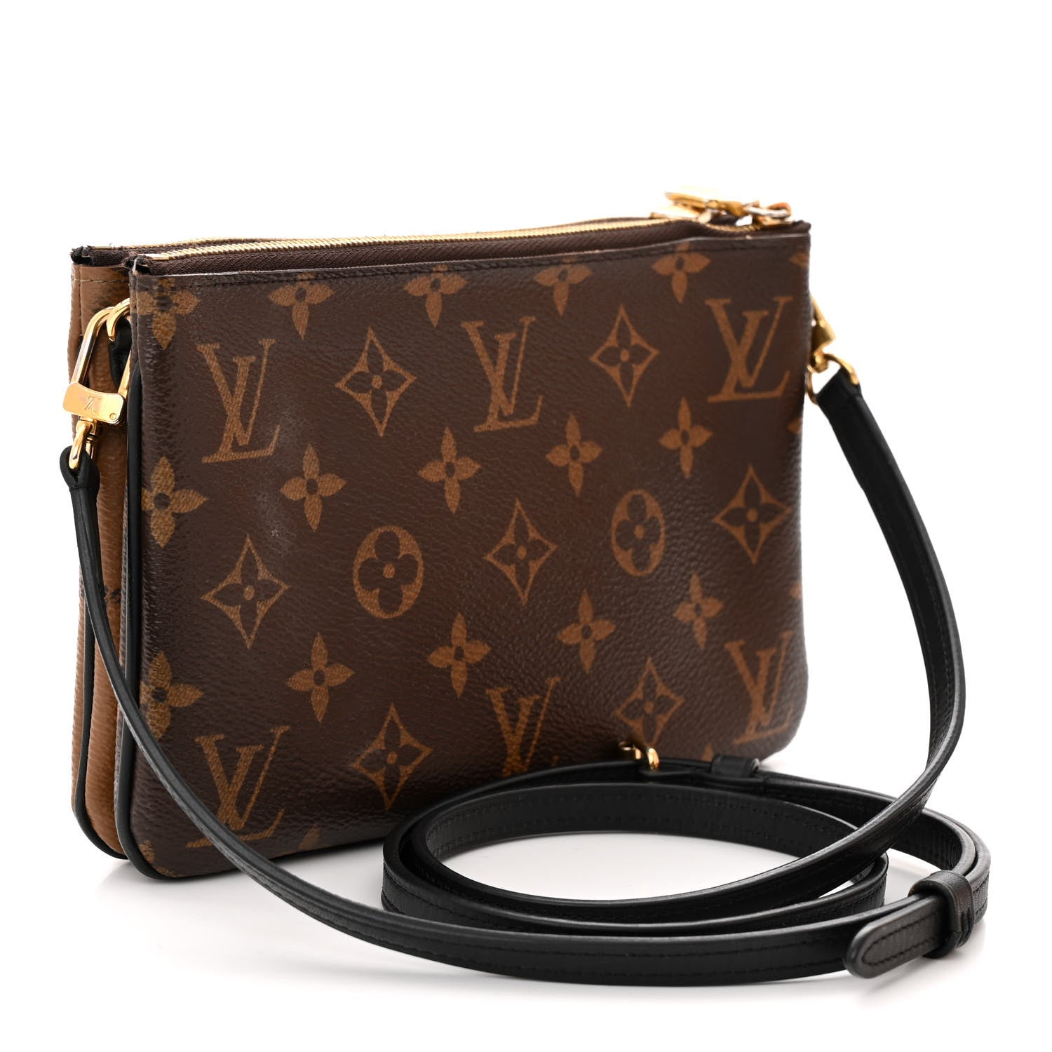 Louis Vuitton Reverse Monogram Giant Double Zip Pochette 3 of 13