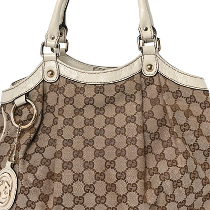 Gucci Monogram Medium Sukey Tote Off White 8 of 12