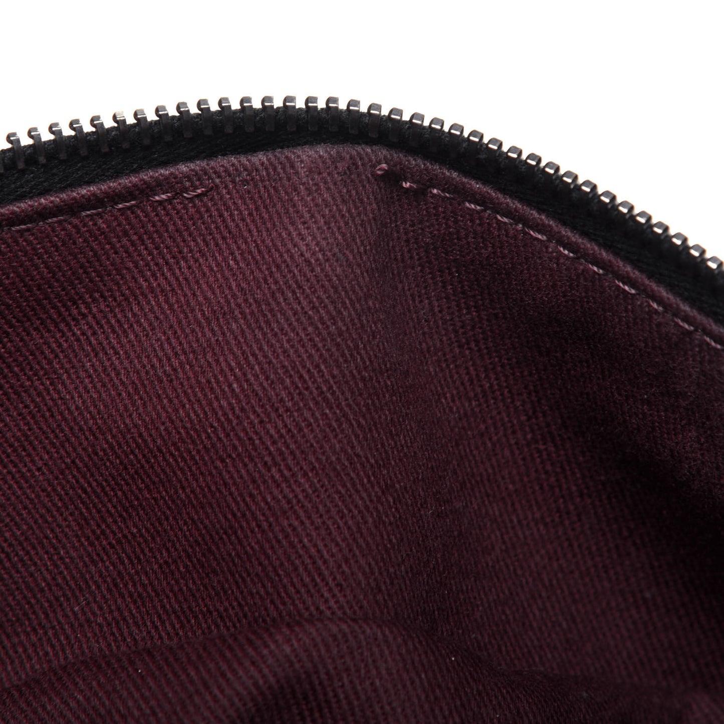 Aged Calfskin Quilted Large Secret Tag Bowling Bag Black