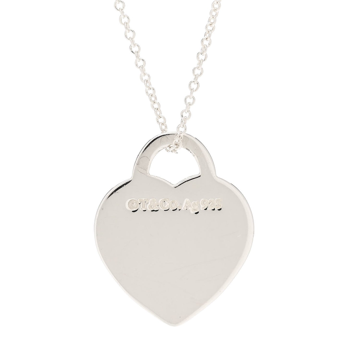 Sterling Silver Medium Return To Tiffany Heart Pendant Necklace