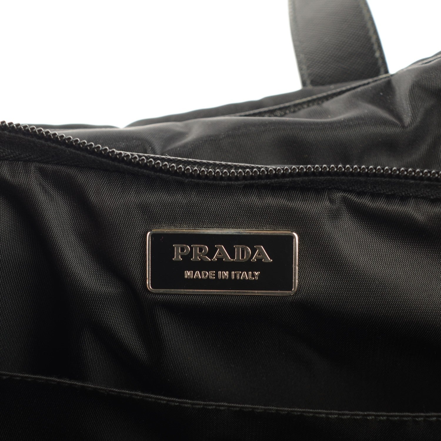 Prada Tessuto Travel Briefcase Black 6 of 8