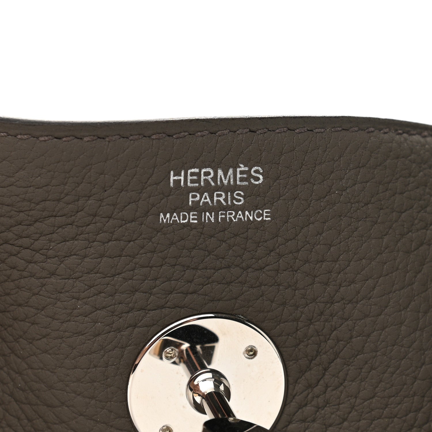 Hermes Taurillon Clemence Lindy 30 Etain 6 of 11