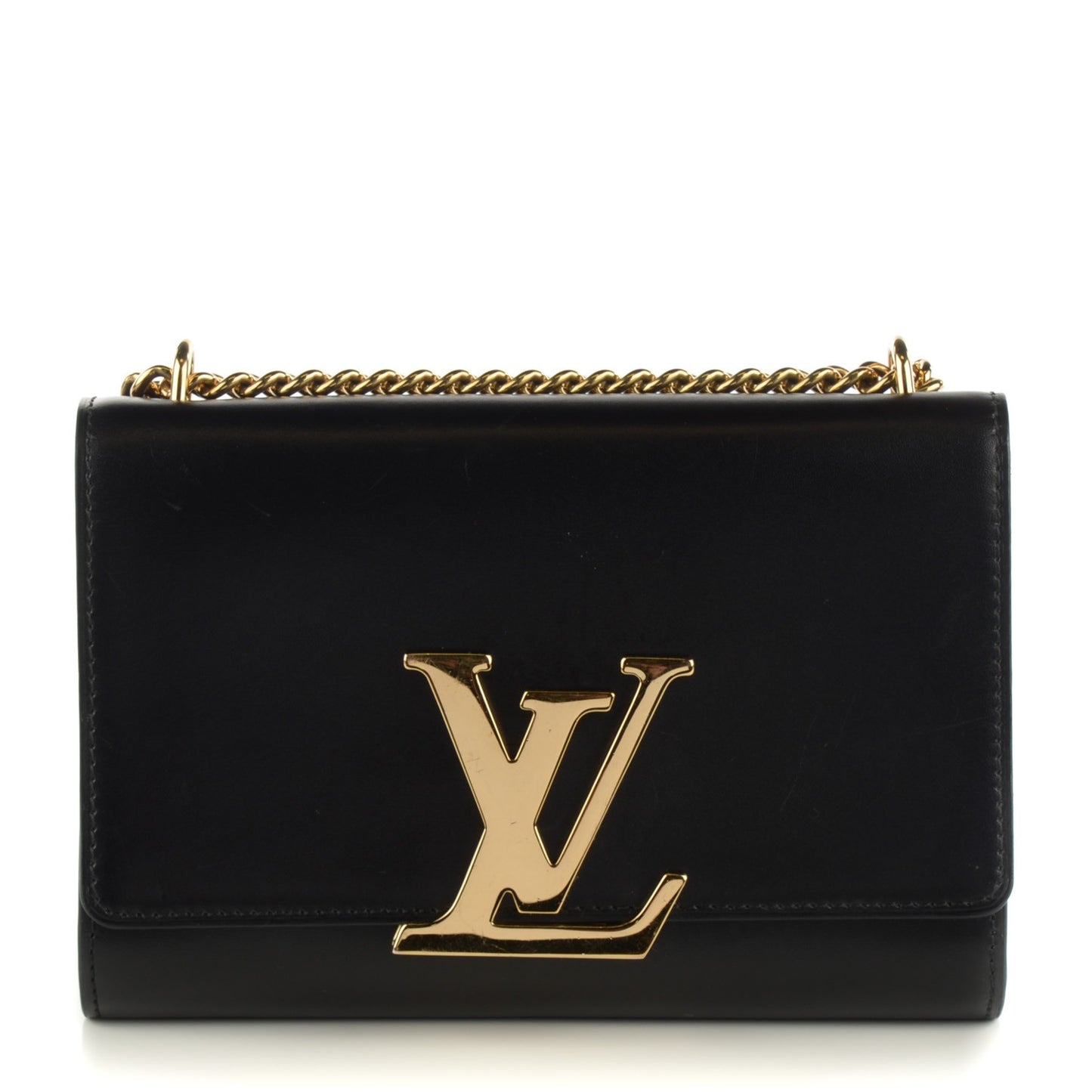 Calfskin Chain Louise MM Black