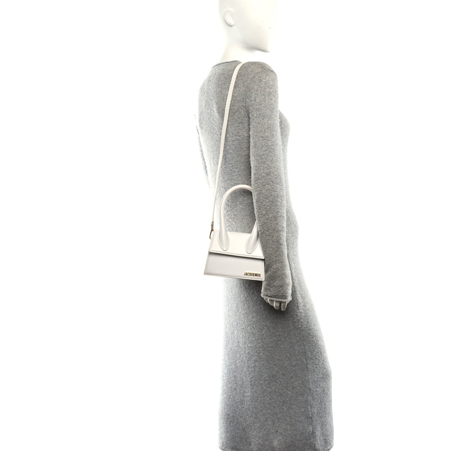 Jacquemus Smooth Calfskin Le Chiquito Moyen White 2 of 9