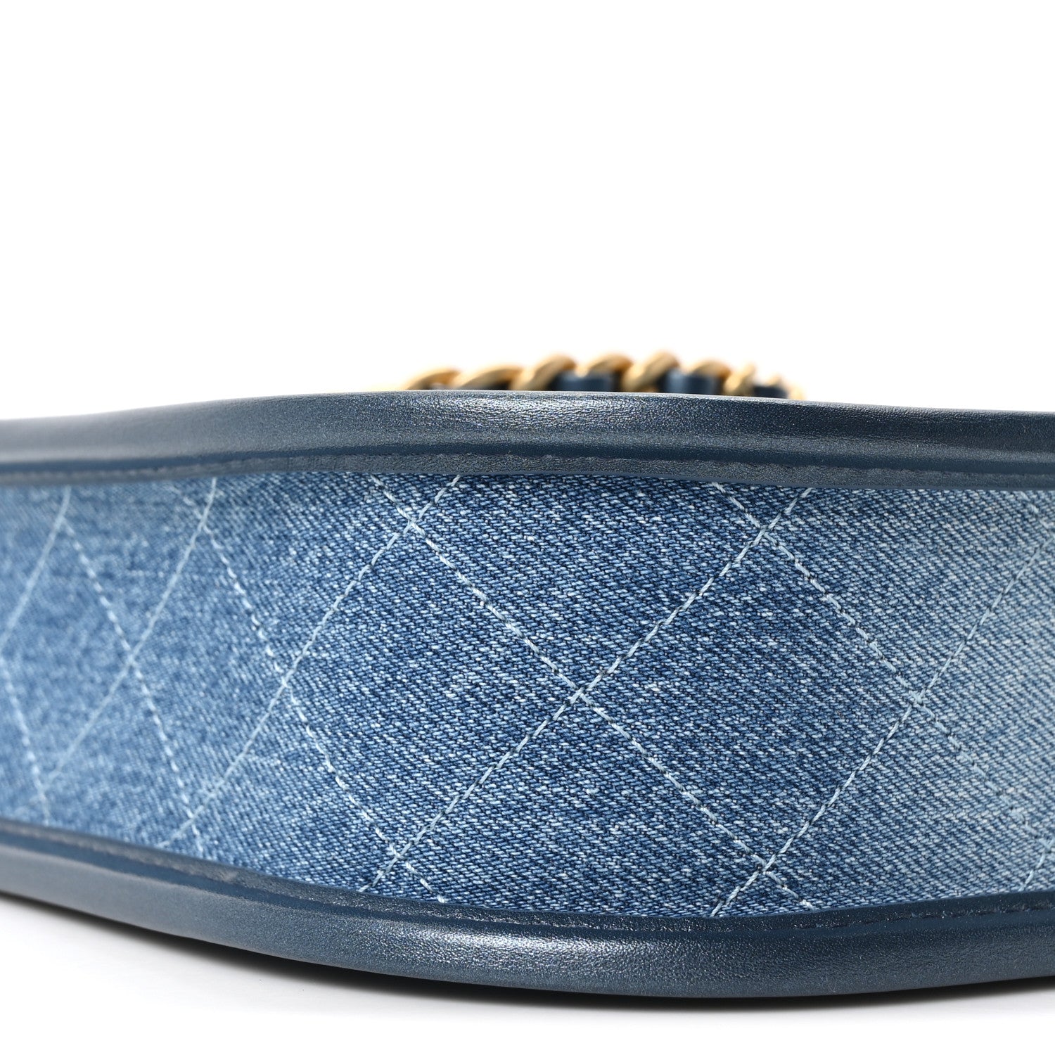 Chanel Washed Denim Quilted Small Hobo Blue 8 of 9