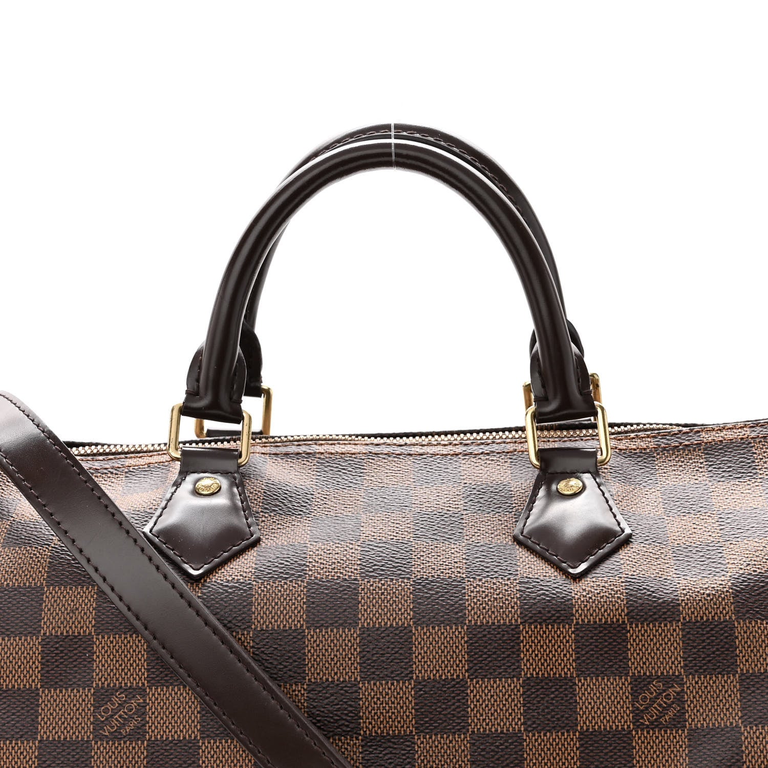 Louis Vuitton Damier Ebene Speedy Bandouliere 35 7 of 14