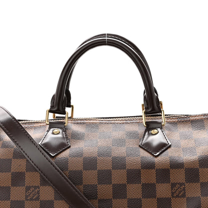 Louis Vuitton Damier Ebene Speedy Bandouliere 35 7 of 14
