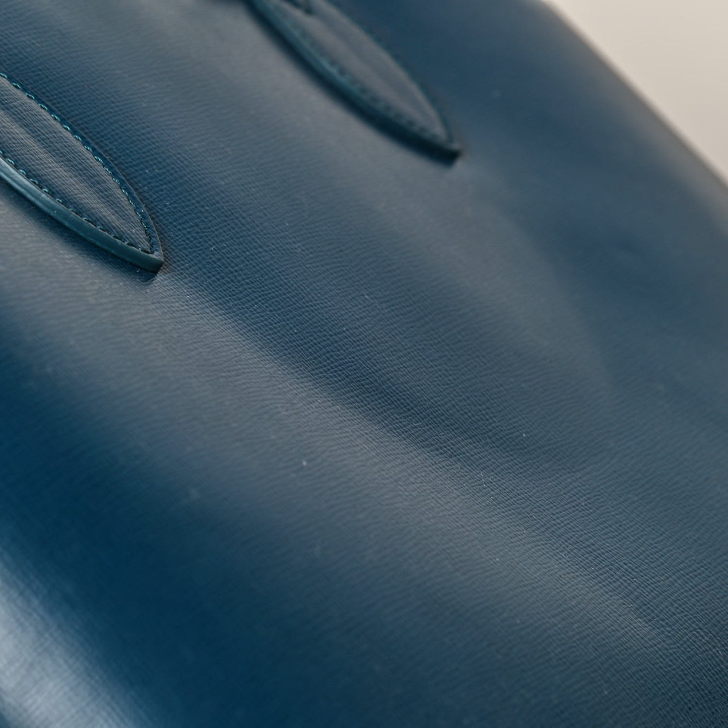 Textured Calfskin Barrow Briefcase Blue
