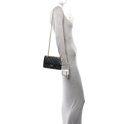 Chanel Aged Calfskin Quilted 2.55 Reissue Mini Flap  Black 2 of 10
