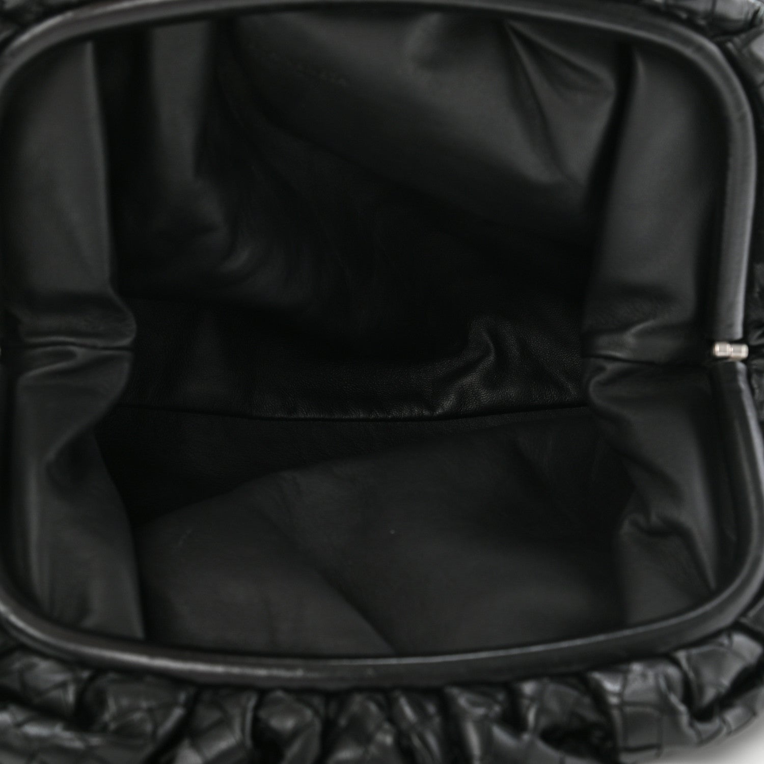 Bottega Veneta Nappa Maxi Intreccio The Pouch Oversized Clutch Black 5 of 10