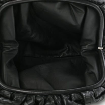 Bottega Veneta Nappa Maxi Intreccio The Pouch Oversized Clutch Black 5 of 10