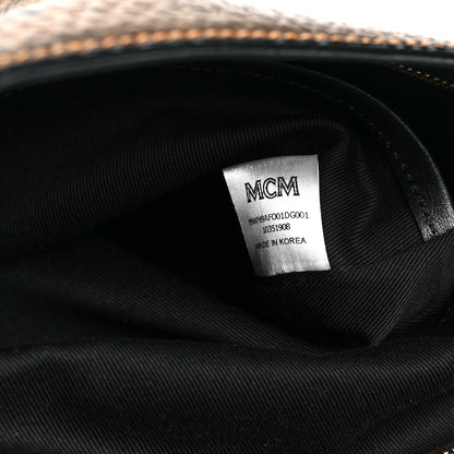MCM Metallic Visetos Medium Hobo Bag Gold 5 of 7