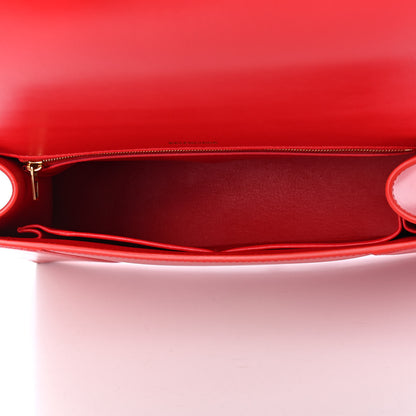 Balenciaga Shiny Box Calfskin Medium Hourglass Top Handle Bag Bright Red 7 of 9
